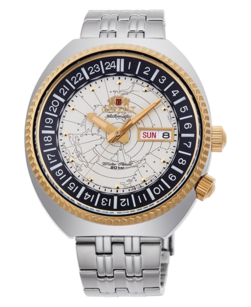 Orient Revival World Map Diver RA-AA0E01S