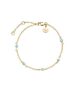 Rosefield Blue 5 Stone Bracelet JBBSG-J814