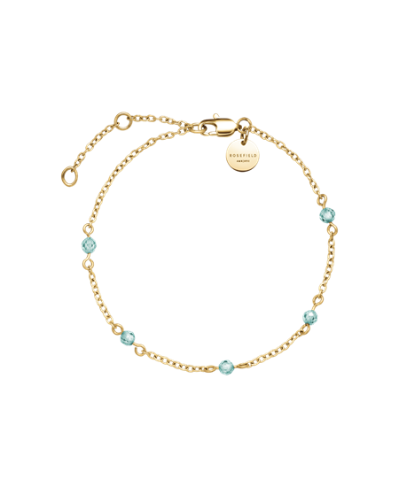 Rosefield Blue 5 Stone Bracelet JBBSG-J814