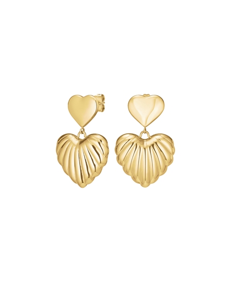Rosefield Double Heart Earrings JEDHG-J984
