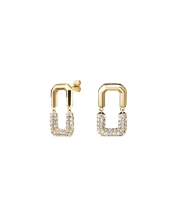 Rosefield Half Octagon Studs Earrings JEHSG-J903