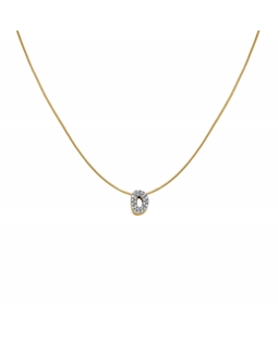 Rosefield Pave Letter D Necklace JNMDG-J1076