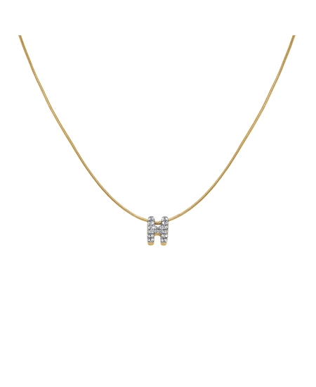 Rosefield Pave Letter H Necklace JNMHG-J1080