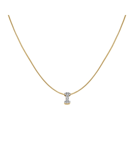 Rosefield Pave Letter I Necklace JNMIG-J1081