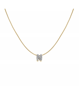 Rosefield Pave Letter N Necklace JNMNG-J1086