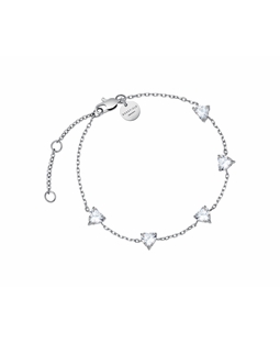 Rosefield Row of Hearts Bracelet JBRHS-J1014