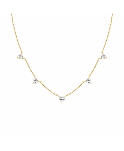 Rosefield Row of Hearts Necklace JNRHG-J1005