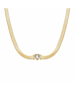 Rosefield Snake Heart Necklace JNSWG-J1002