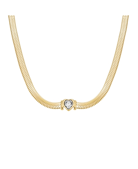 Rosefield Snake Heart Necklace JNSWG-J1002
