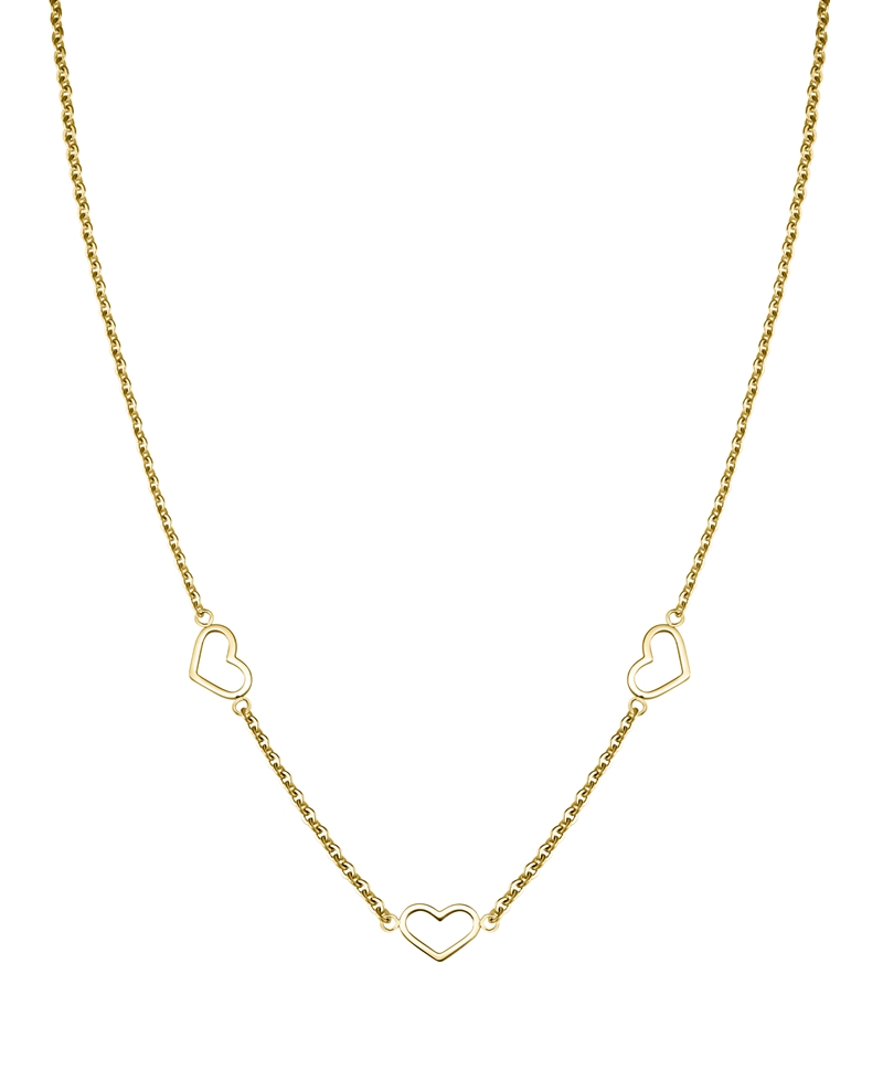 Rosefield Triple Heart Necklace Gold